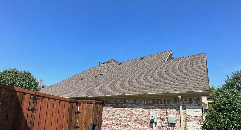 Completed roof replacement project in Marlene Village
